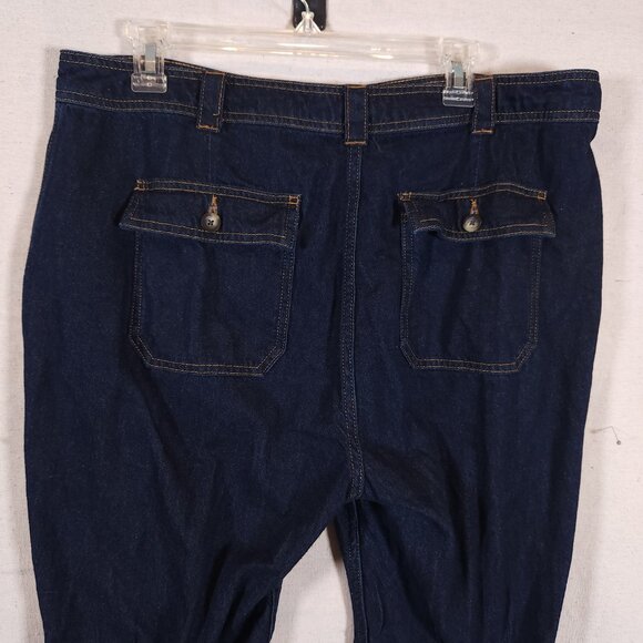 Boden Denim Gowrie Blue Jeans Womens Size 14R Elastic Hems Pockets - Picture 10 of 15